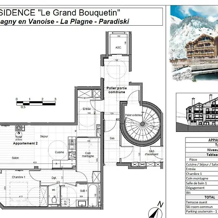 Le Grand Bouquetin - 2 Pieces Pour 6 Personnes Mae-0024
