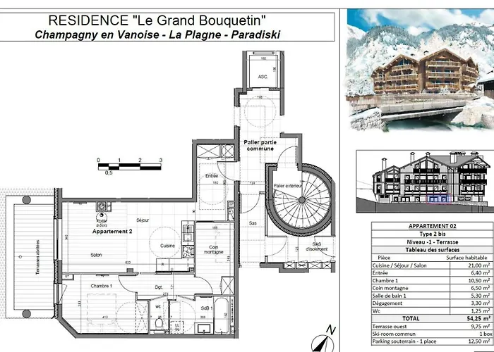 Le Grand Bouquetin - 2 Pieces Pour 6 Personnes Mae-0024 *